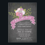 Invitation Fleurs violettes en tableau de bord moderne Fête d<br><div class="desc">Commencez votre fête d'anniversaire moderne avec notre joli invitation à la fête de fleurs violettes avec des fleurs contemporaines mauves, roses et blanches entourées de feuilles de fougères vertes et une bannière moderne posée sur un arrière - plan branché et populaire. Retourner notre fête d'anniversaire pour les adultes pour trouver...</div>