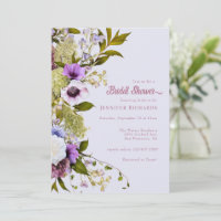 Fleurs violettes roses | Pompe nuptiale en fleurs