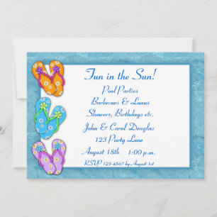 Invitation Flip-Flops