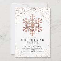 Flocon de neige artificiel faux rose d'or Noël