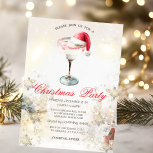 Invitation Flocons de neige en pain d'épices Cadeaux Société