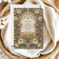 Flora Vintage Art nouveau Mariage