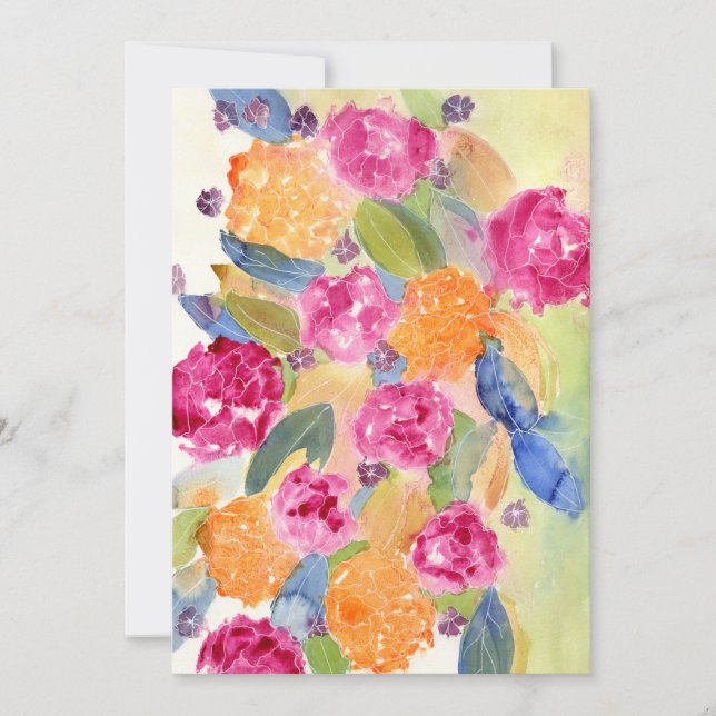 Invitation floral (Devant)