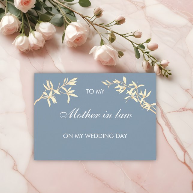 Invitation Floral à ma mère en bas de mon jour de mariage (Créateur téléchargé)