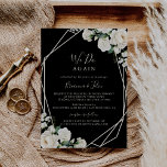 Invitation Floral D'Ivoire Moderne Nous Faisons De Nouveau Vo<br><div class="desc">Cette floraison moderne d'ivoire que nous faisons vow de nouveau invitation de renouvellement est parfait pour un événement moderne. Le design présente des fleurs roses d'ivoire blanc à l'aquarelle avec des feuilles d'eucalyptus verts soigneusement disposés dans des bouquets attrayants.</div>