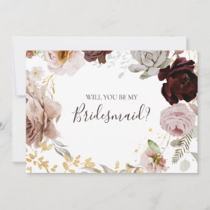 Invitation Floral flush moderne   Fiche de proposition de Bri