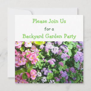 Invitation Floral Garden Party