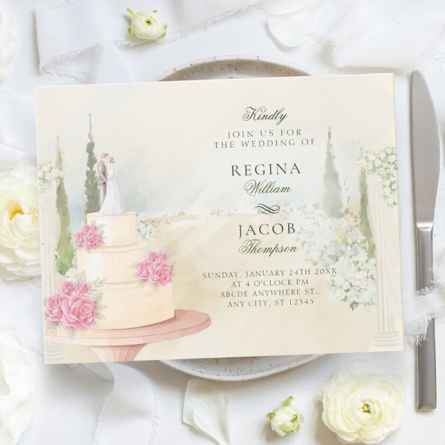 Invitation Floral garden wedding decoration (Créateur téléchargé)