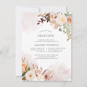 Invitation Floral Graduation 2025 Botanical Party