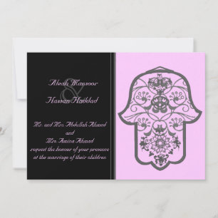 Invitation Floral Hamsa (Original) (Mariage)