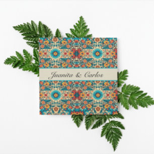Invitation Floral Motif mexicain, personnalisable