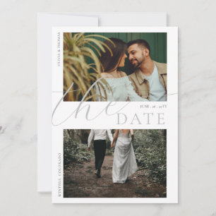 Invitation Floral Mountain Poppy Mariage 2 Photos Enregistrer