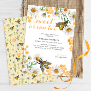 Invitation Floral sucré comme peut être Baby shower