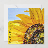 Floral Sunflower Surprise fête d'anniversaire