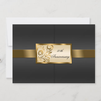 Invitation Floral Swirls