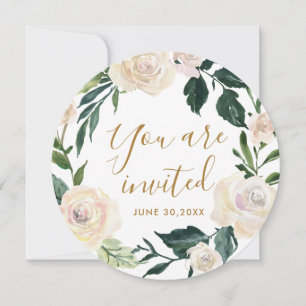 Invitation Floral Vous êtes Invité Fête de la Mère