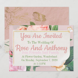 Invitation florale