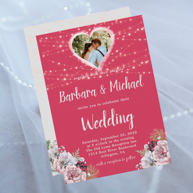 INVITATION FLORALE CLAIR ET COLORÉ (Créateur téléchargé)