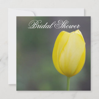 Invitation florale de Fête de la mariée de tulipe