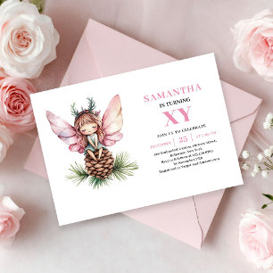 Invitation florale pour les 3 ans de la Fée Rose F