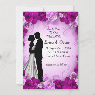 ✨ Invitation Florale Romantique Pour Souvenir De M