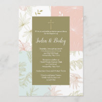 Invitation florale tropicale
