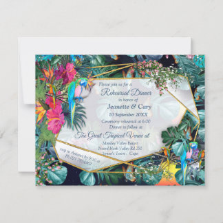 Invitation Flore tropicale Paradis & Oiseaux