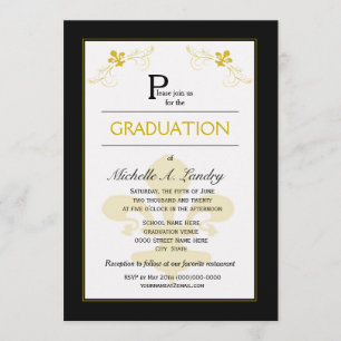 Invitation Florence Fleur de Lis Diplôme