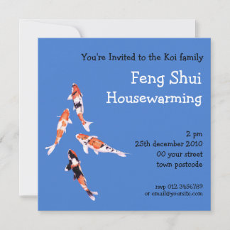 Invitation flottante de Koi