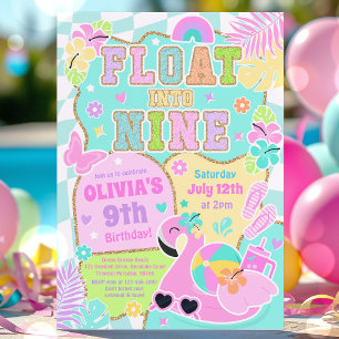 Invitation Flotter dans neuf Varsity Preppy Girl 9e anniversa
