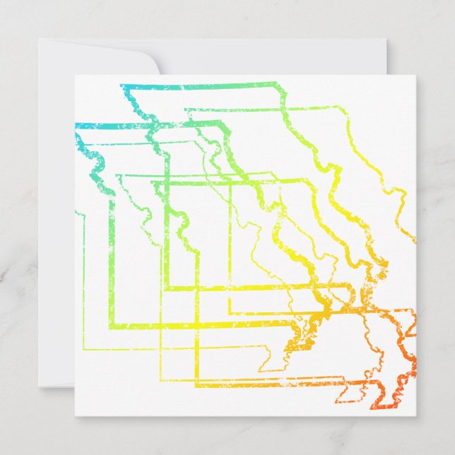 Invitation flou de chill missouri (Devant)