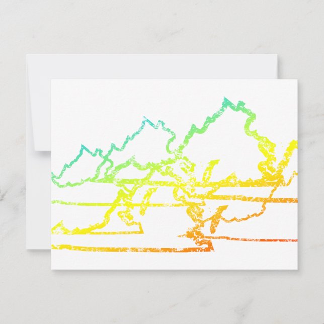 Invitation flou de refroidissement virginia (Devant)