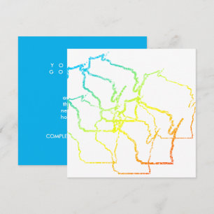 Invitation flou de refroidissement wisconsin