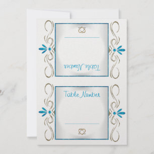 Invitation Flouris Judaïsme (Cartes Numéro De Tableau)