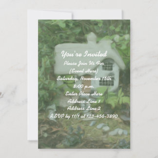 Invitation Flower Garden Cottage Painting Party