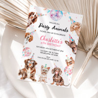 Fluorescent Falling Party Animaux Chiens