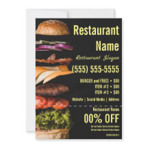 Flyer Burger 5x7