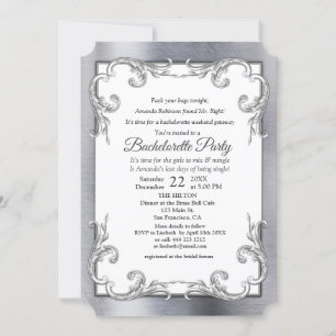 Invitation Foil-Gold-Brass Bachelorette
