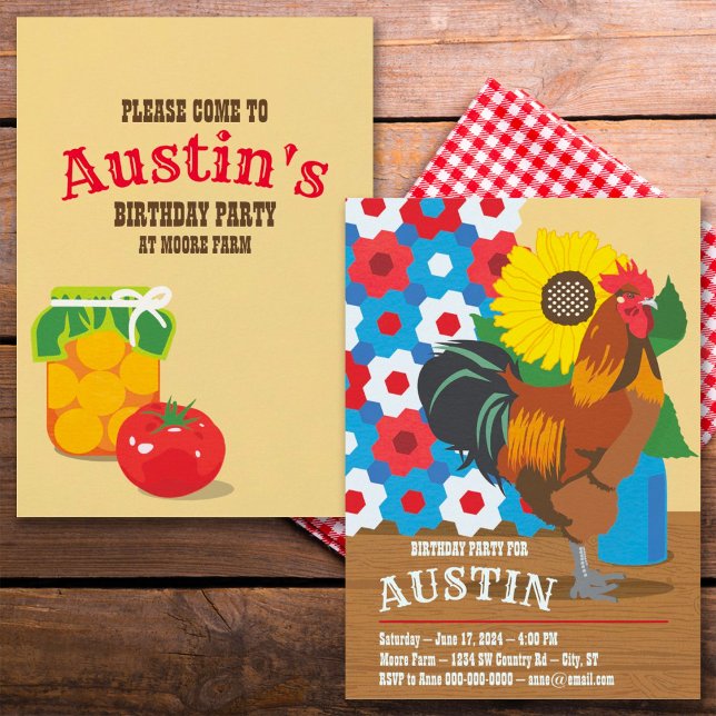 Invitation Foire du Pays Durée de vie (Créateur téléchargé)