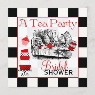 Invitation fol de Fête de la mariée de chapelier