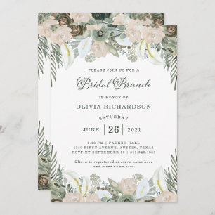 Invitation Folithe et flore  Sage Green Bridal Brunch