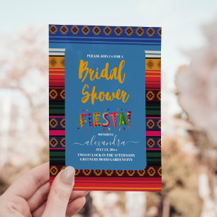 Invitation Folkart Fleur de Fête des mariées mexicaine Fiesta