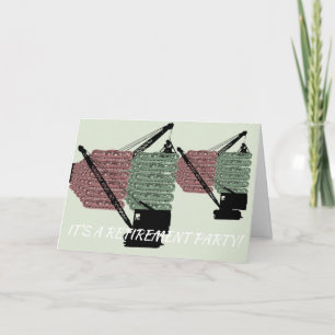 Invitation fonctionnante de partie de retraite