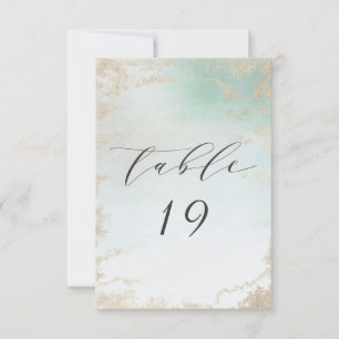 Invitation Fond Abstrait Aqua Ombre avec Parties scintillant