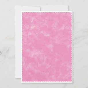 Invitation Fond de Baby Shower aquarelle rose 