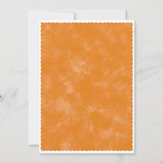 Invitation Fond de douche pour bébé à l'aquarelle d'automne  (Devant)