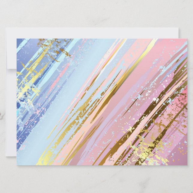 Invitation Fond rose texturé (Devant)