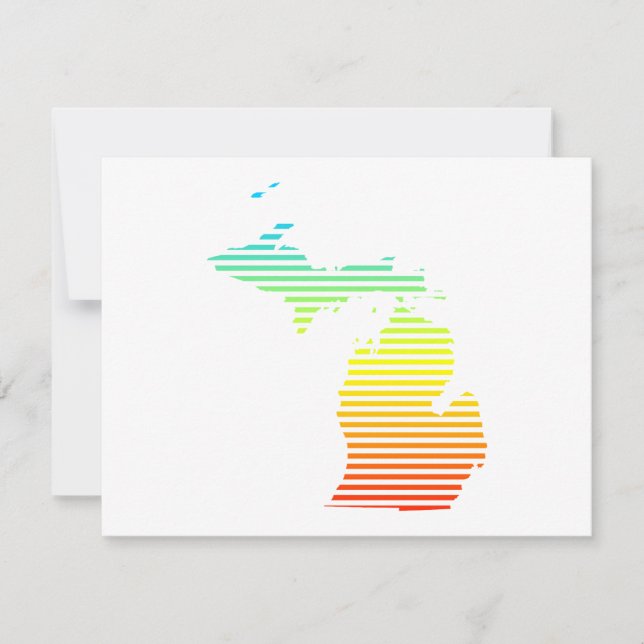 Invitation fondu de froid du michigan (Devant)