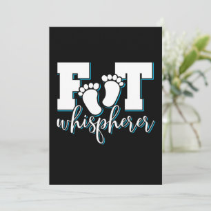 Invitation Foot Whisperer - Podiatriatre Podiatriste Foot Doc