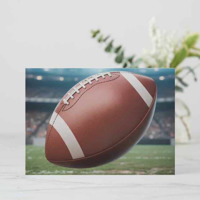 Invitation Football américain (Debout devant)